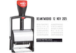 Woord-datumstempel Colop 2000 met 12 teksten