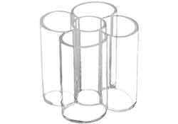 Pennenkoker MAUL 5 vaks rond Ø 10cm acryl
