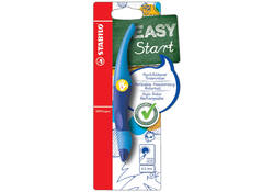 Rollerpen STABILO Easyoriginal linkshandig licht/donkerblauw blister à 1 stuk