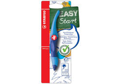 Rollerpen STABILO Easyoriginal rechtshandig licht/donkerblauw blister à 1 stuk