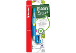 Vulpotlood STABILO Easyergo HB 3.15mm links blauw/donkerblauw incl puntenslijper blister à 1 stuk