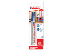 Viltstift edding 3000 rond 1.5-3mm blauw blister à 1 stuk