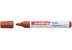 Viltstift edding 4500 textiel rond 2-3mm bruin