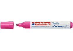 Viltstift edding 4500 textiel rond 2-3mm roze