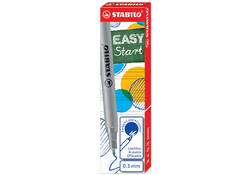 Rollerpenvulling STABILO Easyoriginal fijn blauw doosje à 3 stuks