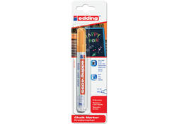 Krijtstift edding 4095 rond 2-3mm blauw blister à 1 stuk