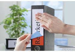 Rugetiket Avery breed 61x192mm zelfklevend groen