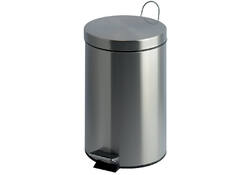 Afvalbak pedaalemmer RVS rond 20 liter