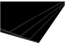 Foamboard 50x70cm 2-zijdig 5mm zwart