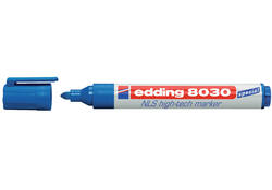Viltstift edding 8030 NLS high-tech 1.5-3mm blauw