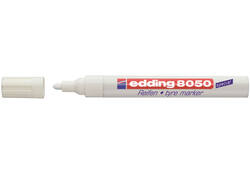 Viltstift edding 8050 banden rond 2-4mm wit
