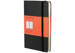 Adresboek Moleskine pocket 90x140mm hard cover zwart