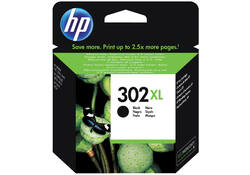 Inktcartridge HP F6U68AE 302XL zwart