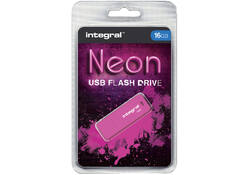 USB-stick 2.0 Integral 16Gb neon roze
