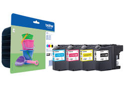 Inktcartridge Brother LC-221VALBP zwart + 3 kleuren