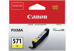 Inktcartridge Canon CLI-571 geel