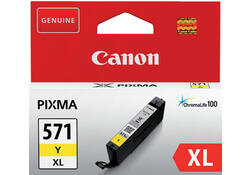 Inktcartridge Canon CLI-571XL geel