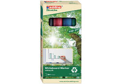 Viltstift edding 29 whiteboard Ecoline rond 1-5mm assorti set à 4 stuks