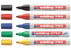 Viltstift edding 750 lakmarker rond 2-4mm zwart