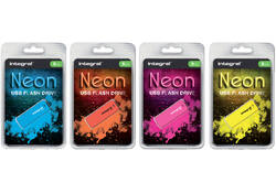 USB-stick 2.0 Integral 32GB neon roze