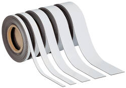 Magneetband MAUL beschrijf- wisbaar 10mx10mmx1mm wit
