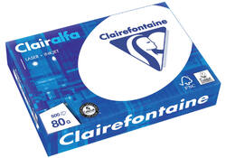 Kopieerpapier Clairefontaine Clairalfa A4 80gr wit 500vel