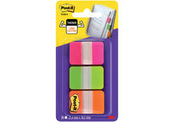 Indextabs Post-it 686GOT 25.4x38mm strong roze en groen 36 tabs