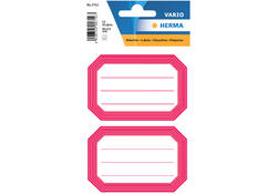 Etiket HERMA 5712 82x55mm schrift rode rand 12stuks