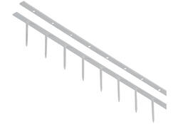 Surebindstrip GBC 25mm 10-pins grijs