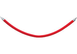 Afzetkoord Securit 150cm rood met chroome knop