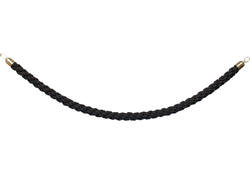 Afzetkoord Securit 150cm zwart met goudkleurige knop