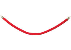 Afzetkoord Securit 150cm rood met goudkleurige knop