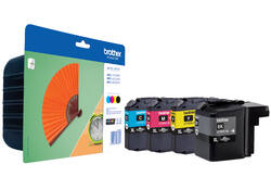 Inktcartridge Brother LC-129XLVALBP zwart + 3 kleuren