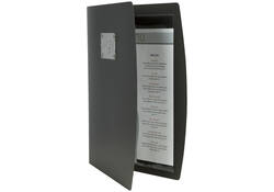 Menukaart Securit Rio A4 1 x 2 tassen zwart