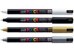 Verfstift Posca PC1MR extra fijn donkeroranje