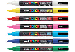 Verfstift Posca PC3M fijn donkergroen