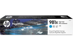 Inktcartridge HP L0R09A 981X blauw