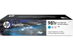 Inktcartridge HP L0R13A 981Y blauw
