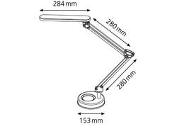 Bureaulamp Hansa led 4stars zwart