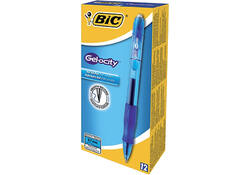 Gelschrijver Bic Gel-ocity medium blauw