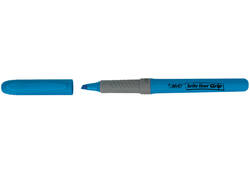 Markeerstift Bic grip assorti etui à 5 stuks