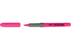 Markeerstift Bic grip assorti etui à 5 stuks