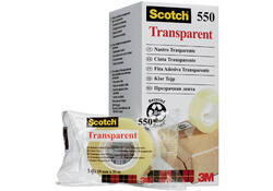 Plakband Scotch 550 19mmx33m transparant