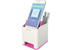 Pennenhouder Leitz WOW wit/roze