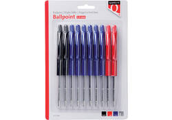 Balpen Quantore drukknop assorti