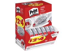 Correctieroller Pritt 4.2mmx12m flex navulbaar doos à 12+4 gratis