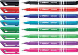 Fineliner STABILO Sensor 189/40 fijn rood