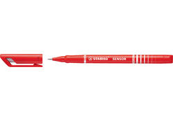Fineliner STABILO Sensor 189/40 fijn rood