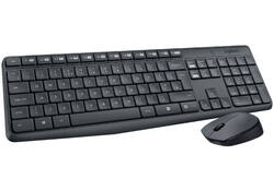 Toetsenbord Logitech MK235 Qwerty +muis zwart