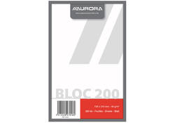 Kladblok Aurora 135x210mm blanco 200 vel 45gr